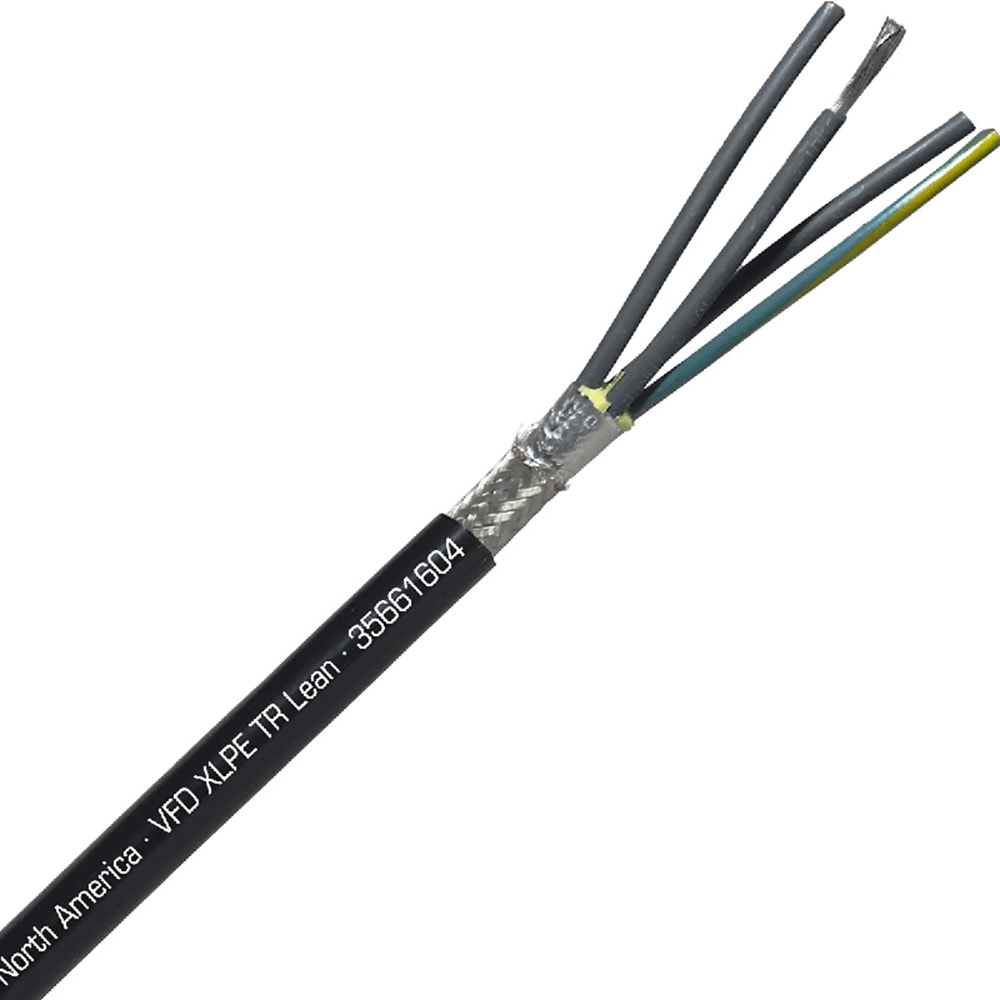 SAB 35661604500 VFD Cable, VFD XLPE Lean, 16 AWG/4c, Shielded