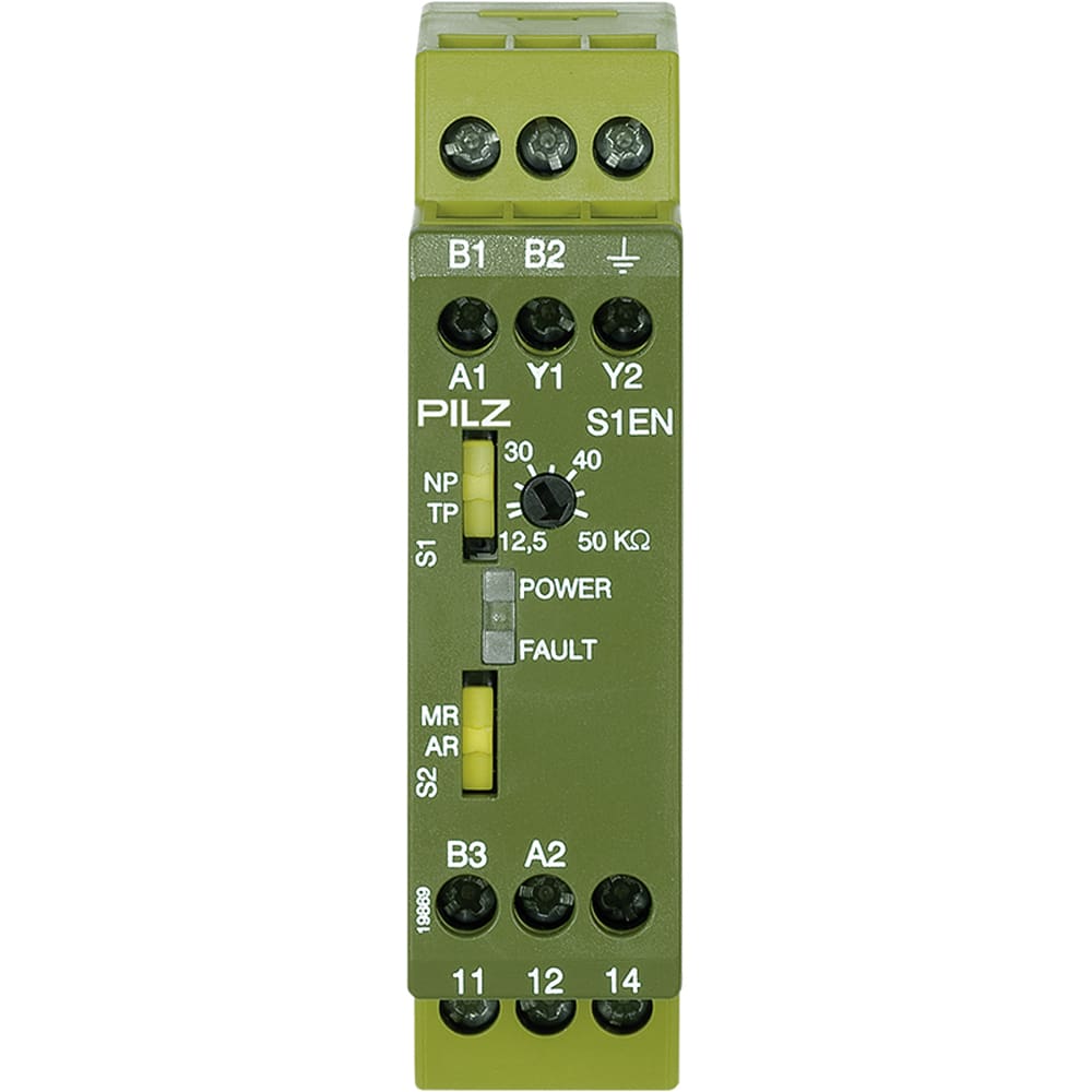 Pilz S1EN 50KOHM 24240VAC/DC Earth Fault Monitoring Relay, 42240