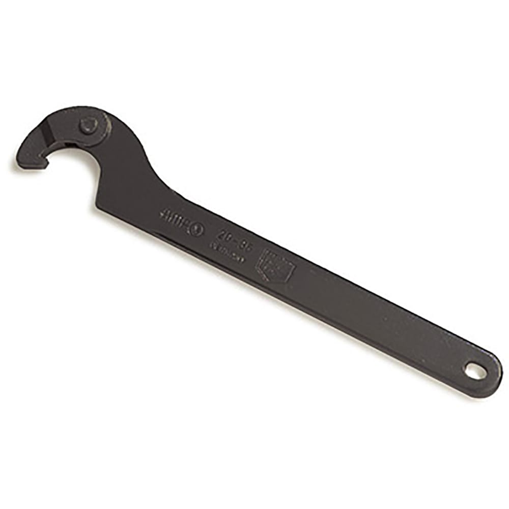 Ruland Manufacturing - SWR:M155-230-F - Hook Spanner Wrench, Hinge-Type,  Min/Max Size 155-230mm, 460mm L, Steel - RS