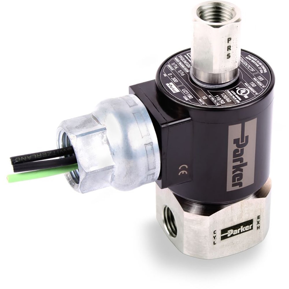 Parker Fluid Control Division 30CC04LN7C7BM0 Solenoid Valve, 3Way