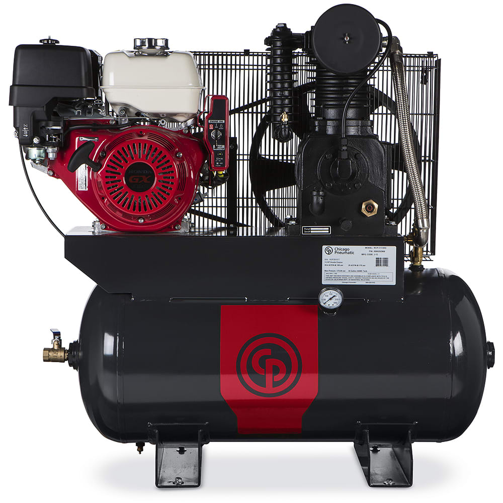 Dag Vlot kiezen Chicago Pneumatic Compressor - RCP-C1330G - Air Compressor,gas 2 stg,13HP,  30 gal, Honda, 8090252969, RCP Iron - RS