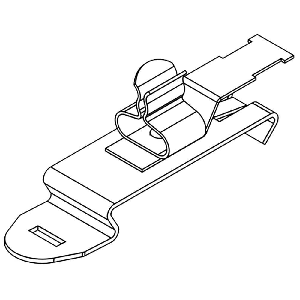 icotek - 36850 - EMC Shield Clamps for 35 mm DIN Rail Shape H ...