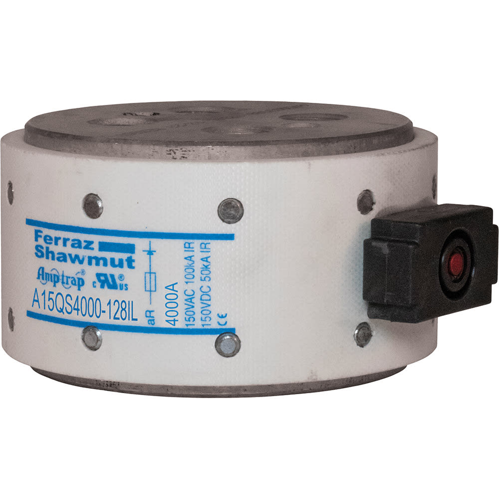 Mersen A15QS4000128IL Fuse,Semiconductor,Fast Acting,Hockey Puck