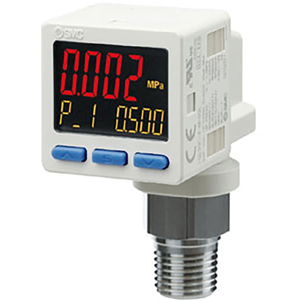 SMC Corporation ISE20CRM02W Pressure Switch, 3 screen hi