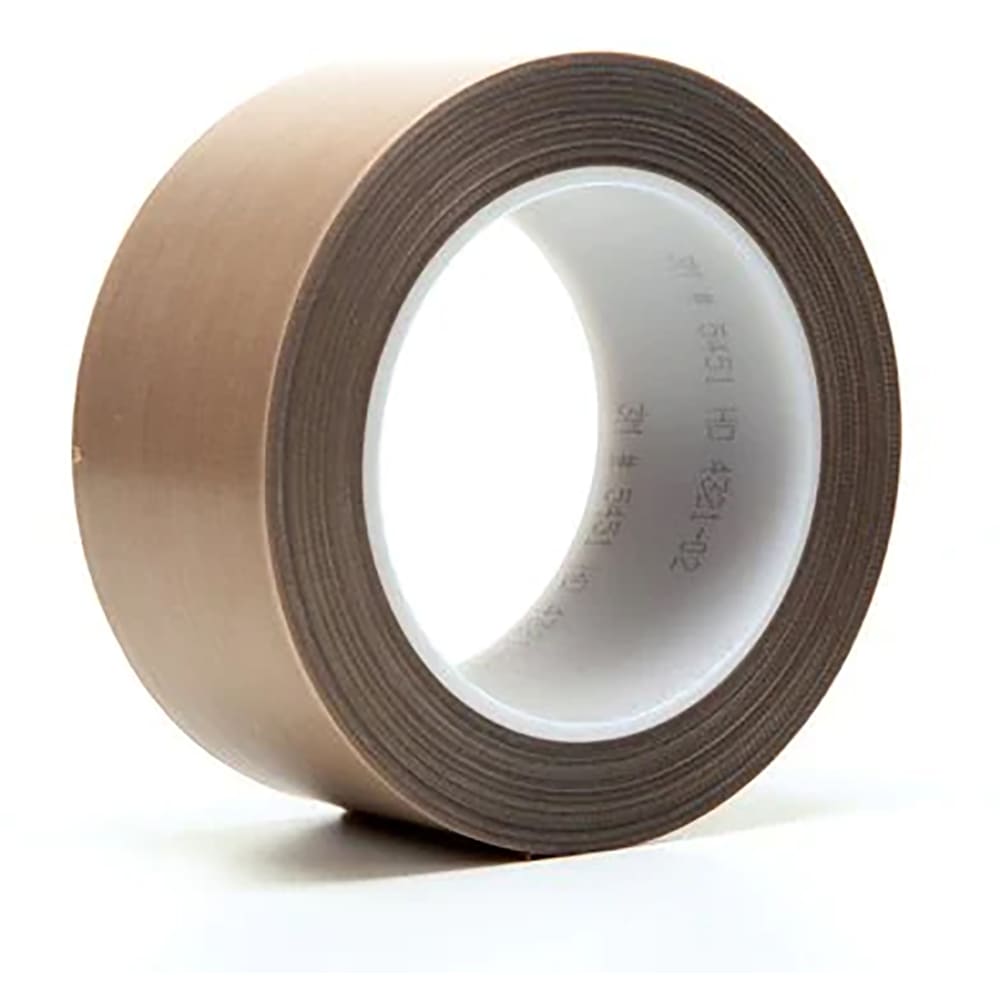 3M - 5451 - PTFE Glass Cloth Tape 5451, Brown, 2 in x 36 yd, 5.6 mil - RS