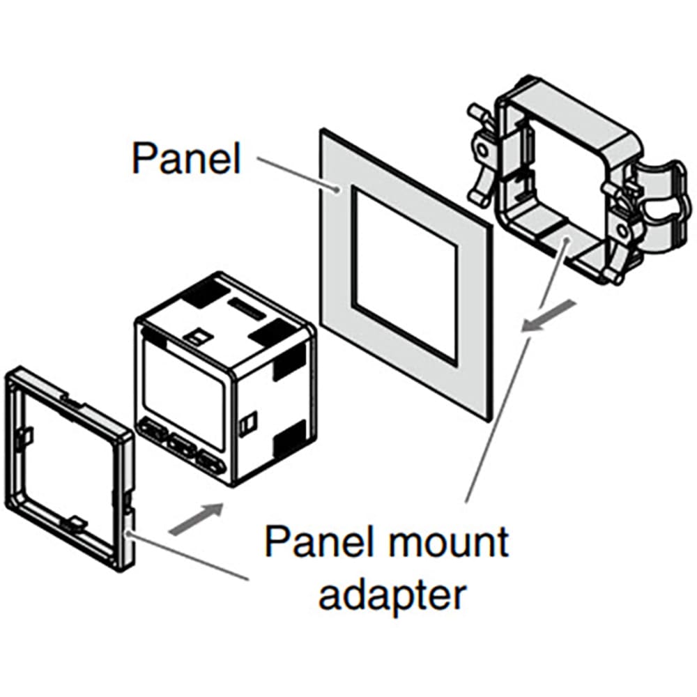 SMC Corporation - ZS-46-B - ADAPTER, PANEL MOUNT - RS