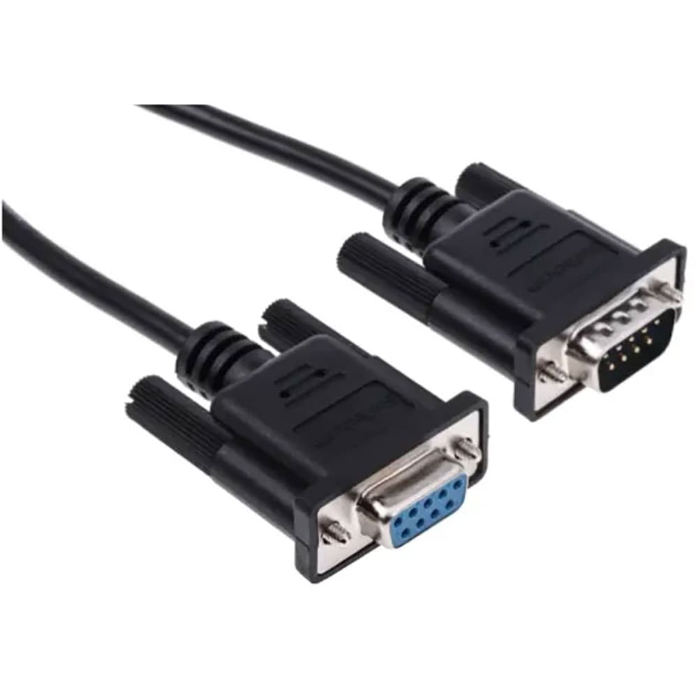 RS PRO - 2369118 - Male DB9 to Female DB9 Straight-Through Serial Cable ...