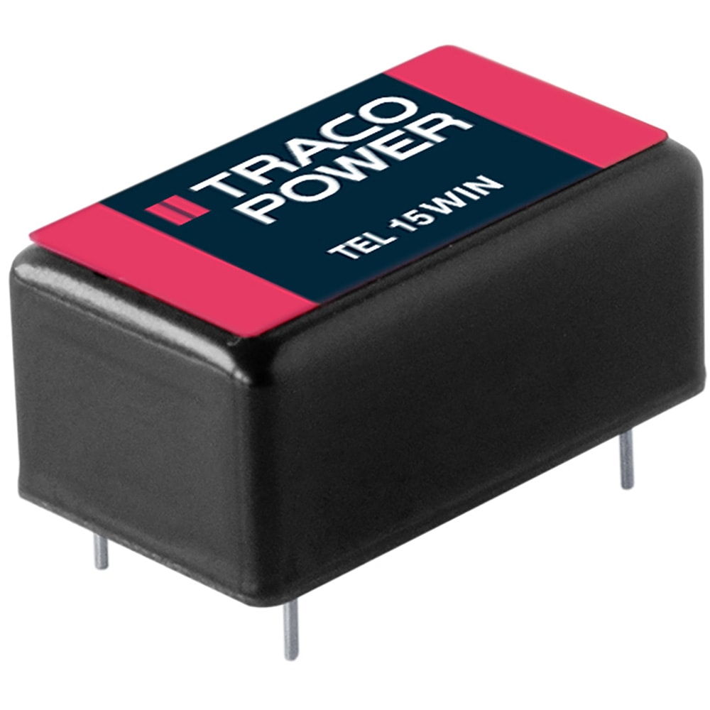 TRACO Power - TEL 15-2413WIN - DC/DC Converter, 15W, 9-36Vin, 15Vout, 16-DIP, TEL 15WIN Series - RS TRACO Power - TEL 15-2413WIN - DC/DC Converter, 15W, 9-36Vin, 15Vout, 16-DIP, TEL 15WIN Series - RS