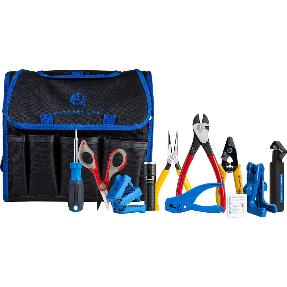 Jonard - TK-121 - Fiber Prep Kit with 12 Fiber Tools - RS