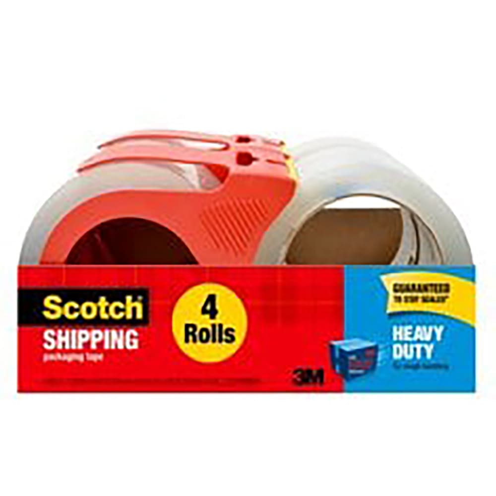 Scotch® Heavy Duty Shipping Packaging Tape, 142-ESF, 1.88 in x 22.2 yd, 48  mm x 20,3 m 