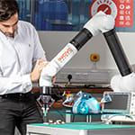 Working with robotic arm