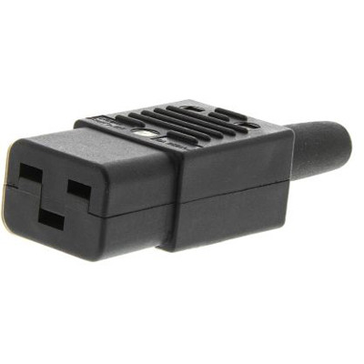 RS PRO 7769129 C19 Cable Mount IEC Connector Socket Screw