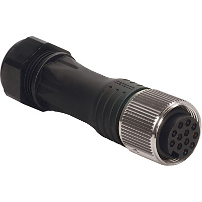 Turck B 71121-0/21 Connector, 1 1/8. Female, Straight, 12