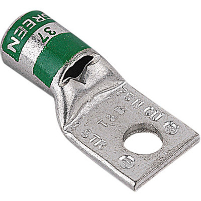 Color-Keyed by ABB 256-30695-282 Copper One-Hole Lug, 6 AWG Color-Keyed by ABB 256-30695-282 Copper One-Hole Lug, 6 AWG