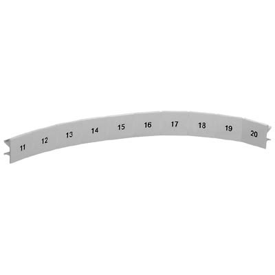 Phoenix Contact 1053014:0011 Terminal Block Marker, White