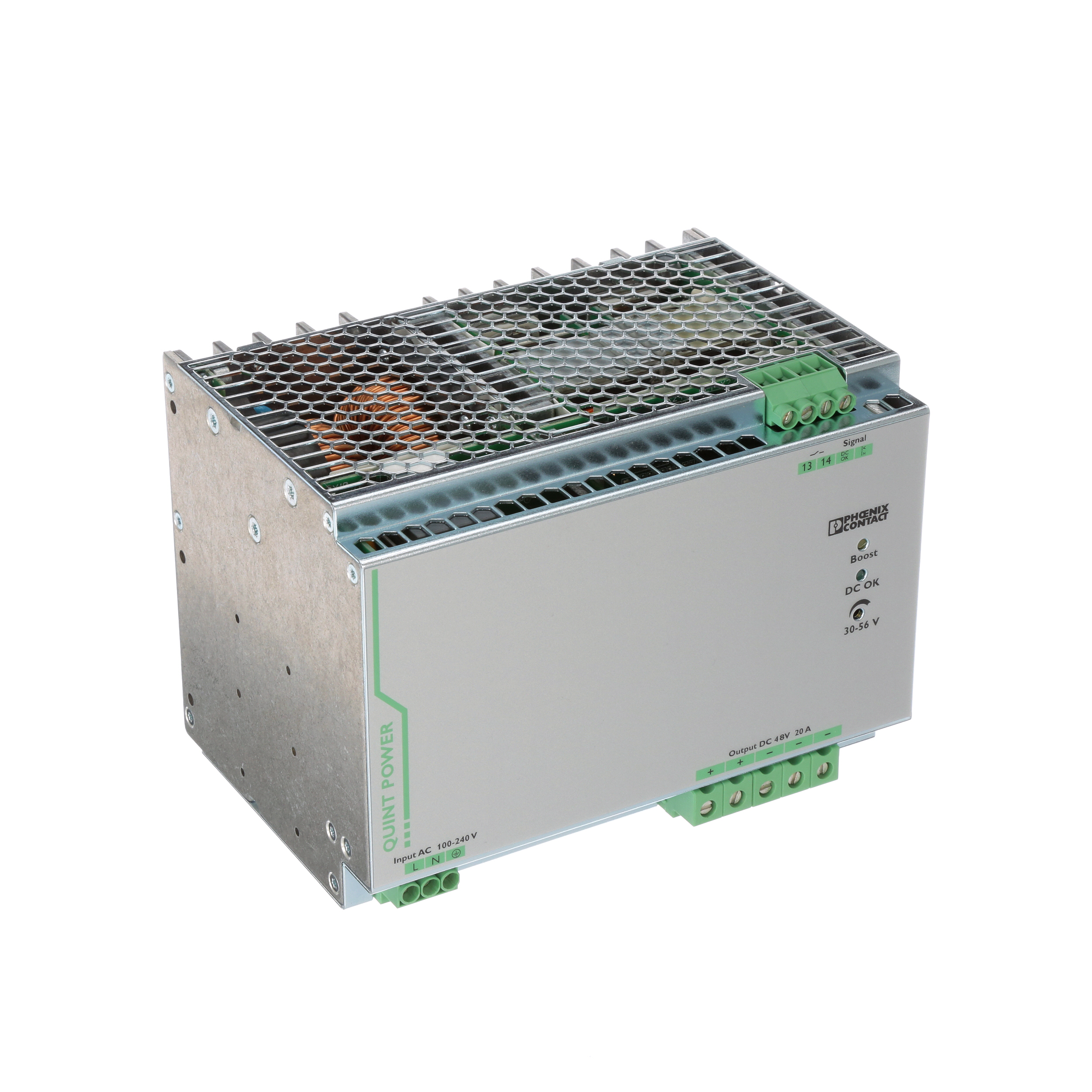 Phoenix Contact 2938620 Power Supply, ACDC, 24VDC, 20A, 480W