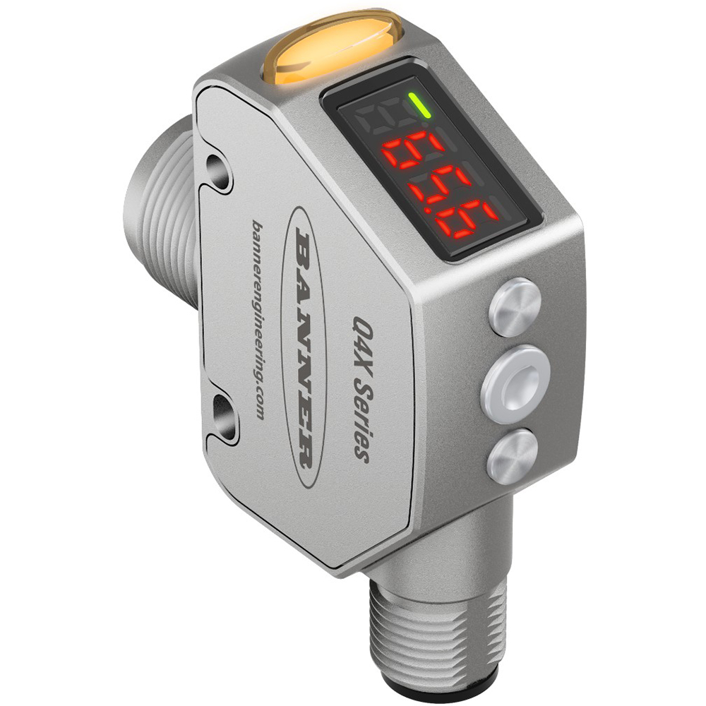 user_5816f61eオーダーページ Banner Engineering Q4XTKLAF600-Q8 Laser Sensor, 30VDC, 1 PNP