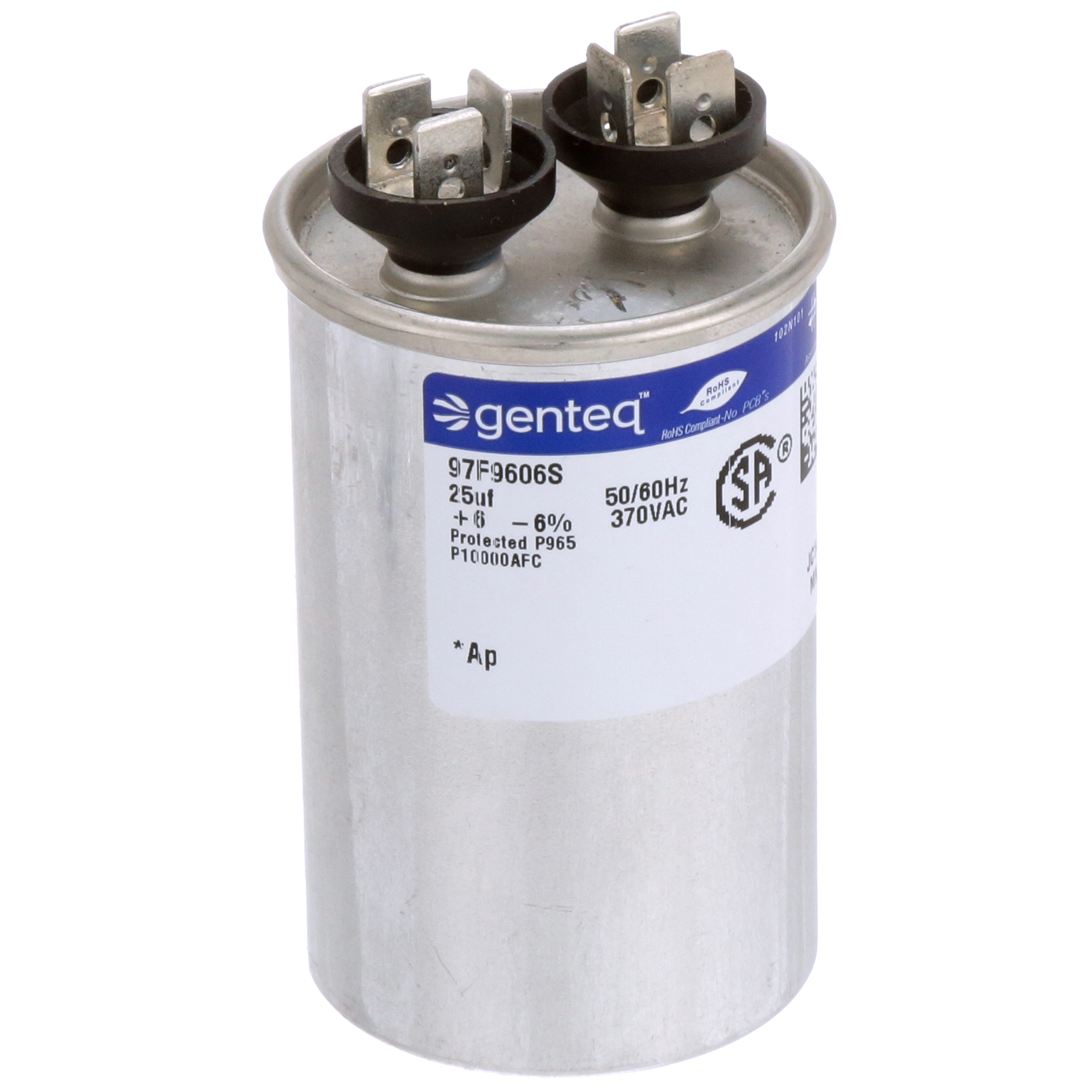 【稀少50個限定】KarDiaN M6 C3HEN109 ADDCBF 97F9606 25 uf MFD 370 Volt VAC - Replacement Round Run