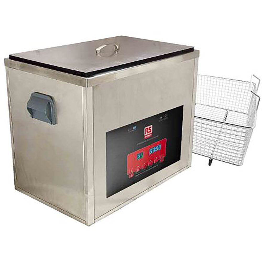 RS PRO 1797571 Ultrasonic Cleaning Tank 36L Cap 800W Heater 720W Ultrasonic Stainless Steel