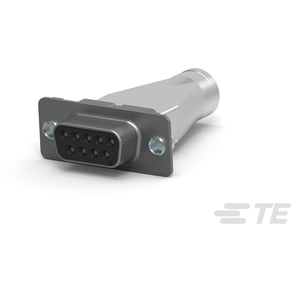 TE Connectivity 205203-3 D-Sub Crimp Connector, 9 Position