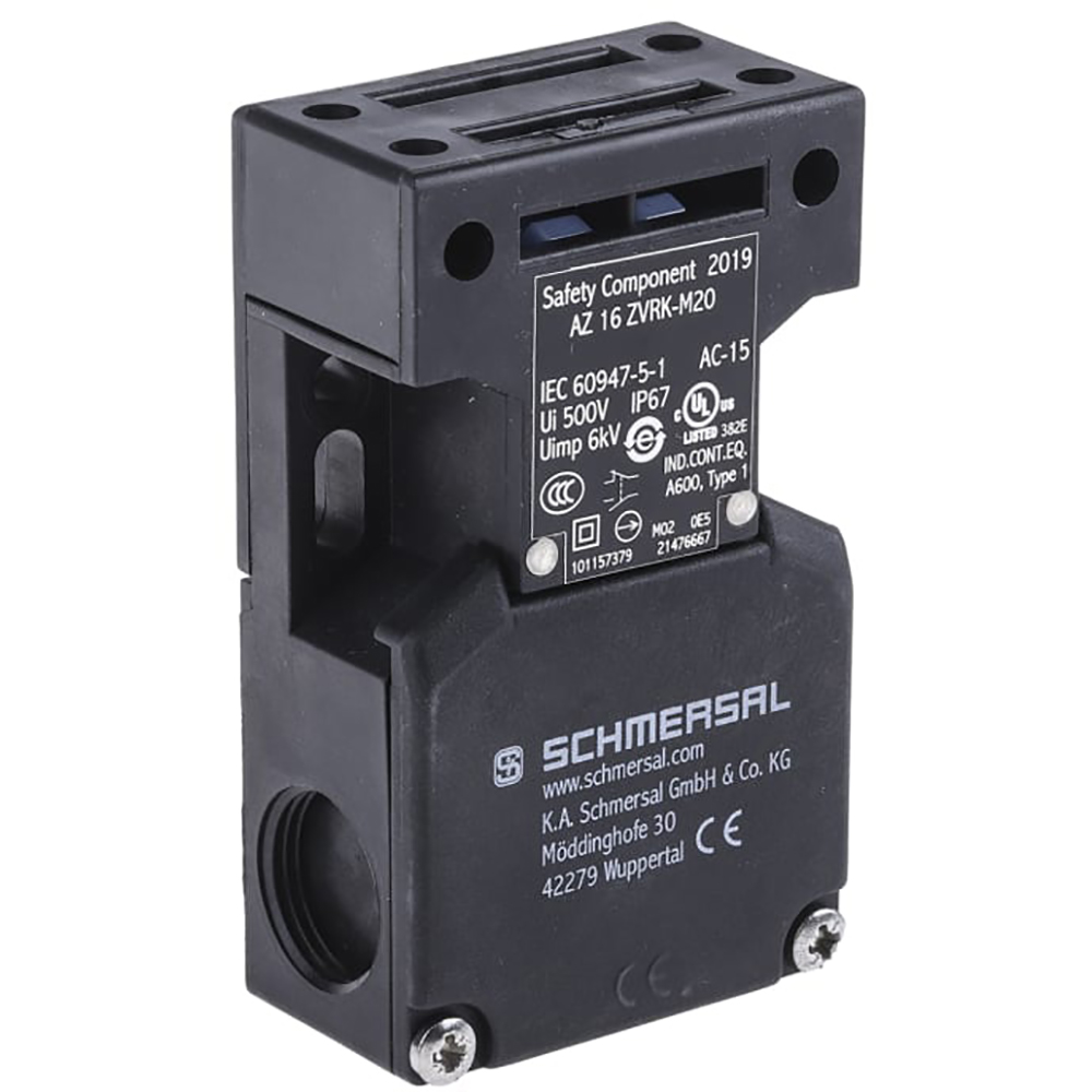 Schmersal AZ16-02ZVRK-M20 Safety Limit Switch, M20, NO/NC