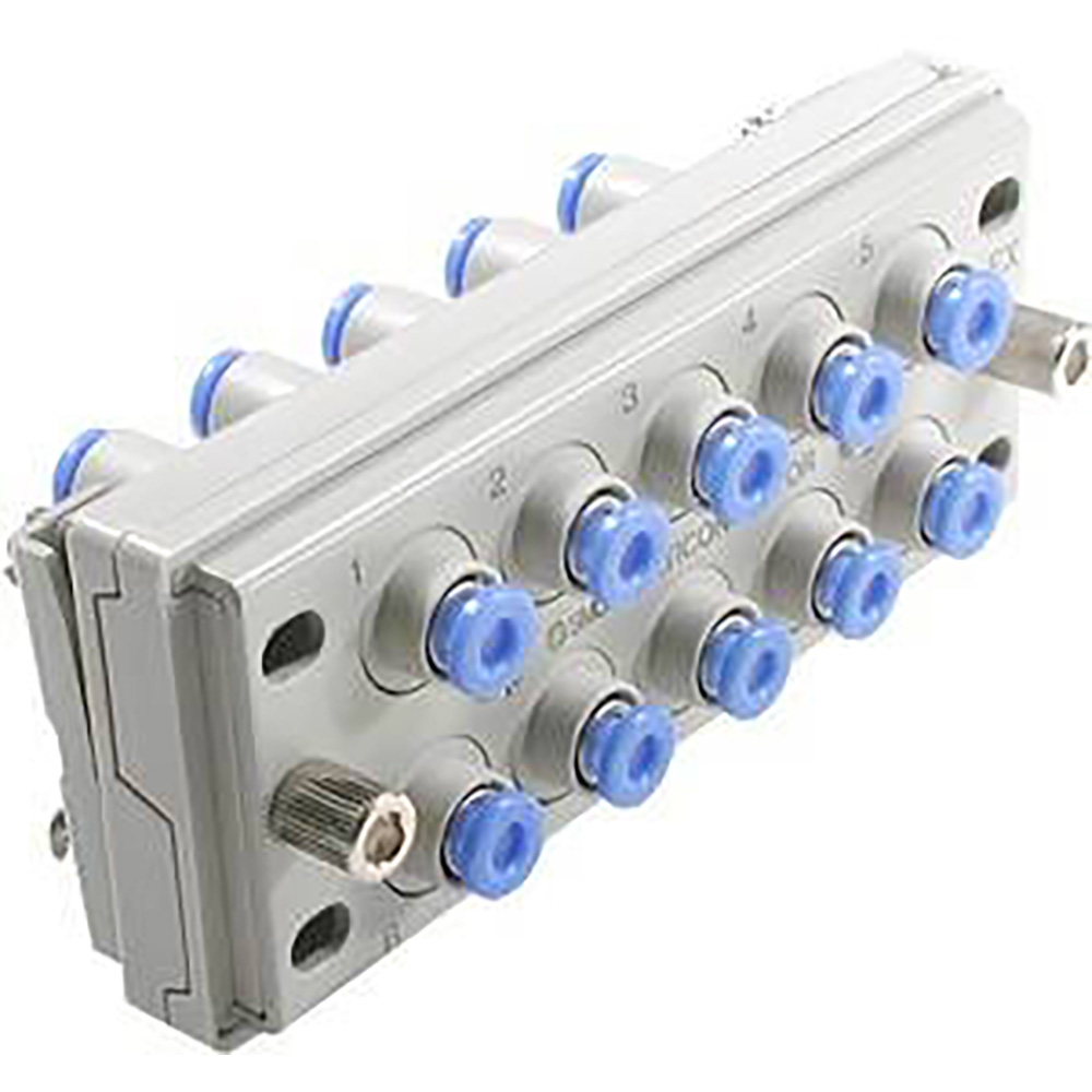 SMC Corporation KDM10S-09 Rectangular Multi-Connector, 5/16 in. Tube ...