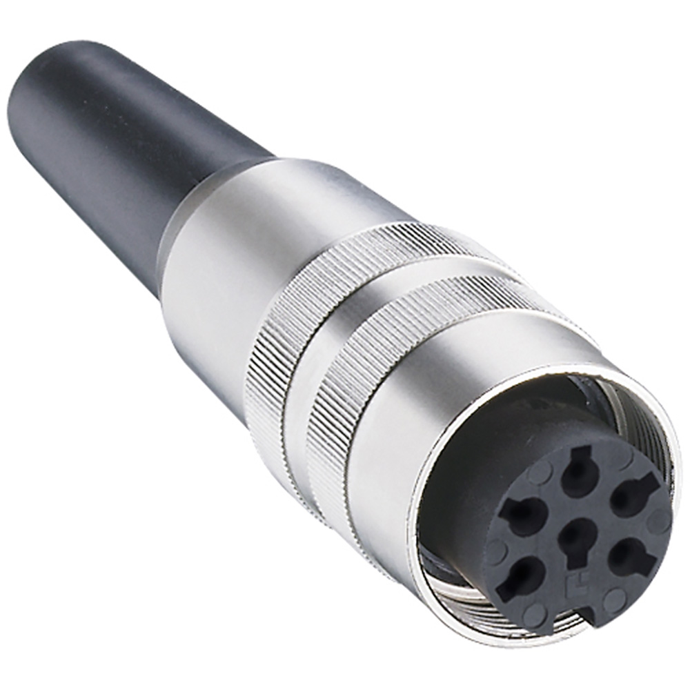 Lumberg KV 60 C M16 circular 6 pole, crimp socket with