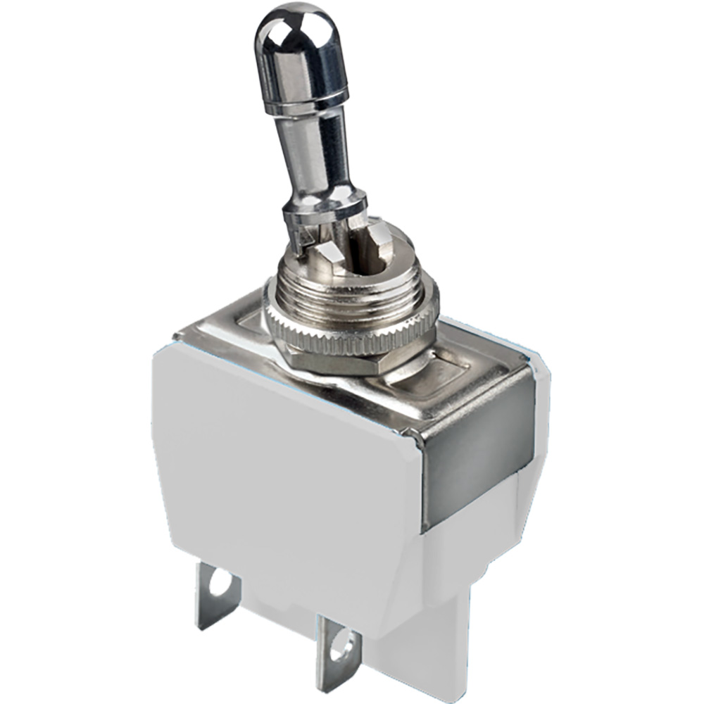APEM Components 641H/2K2V Toggle Switch, 2P, ON-OFF, 250V AC/24V DC, QC ...