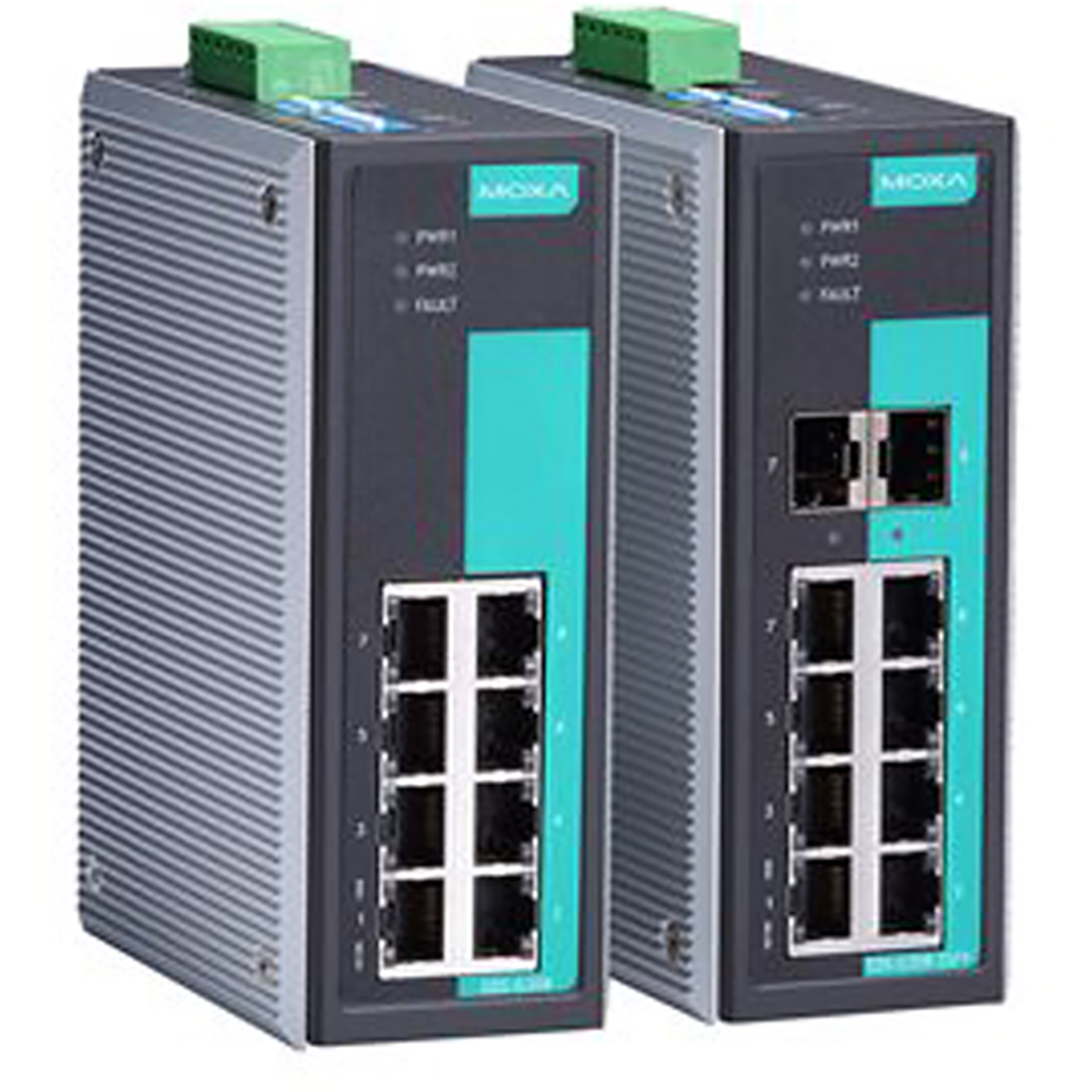 Moxa EDS-316 Ethernet Switch, Unmanaged, 16 Port, Broadcast